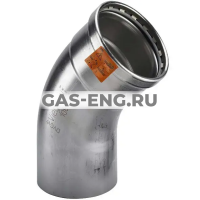 Угол-вставка пресс 45 град. нержавеющая сталь Sanpress Inox 2326.1XL, Viega купить в интернет-магазине промышленного оборудования в Санкт-Петербурге Угол-вставка пресс 45 град. нержавеющая сталь Sanpress Inox 2326.1XL, Viega купить в интернет-магазине промышленного оборудования в Санкт-Петербурге