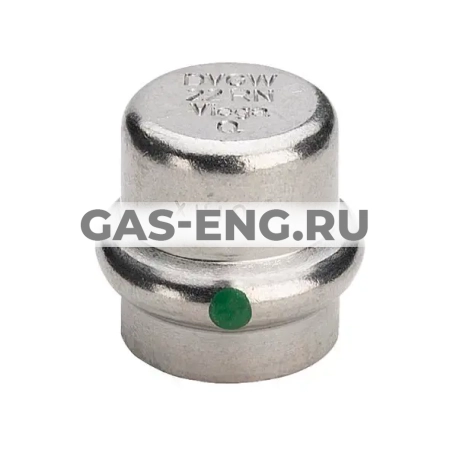 Заглушка Sanpress Inox с SC-Contur ВПр, модель 2356, Viega купить в интернет-магазине промышленного оборудования в Санкт-Петербурге