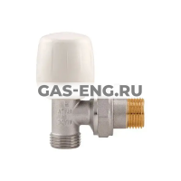 Ручной регулирующий клапан никел. латунь НР,  угловой, Multi-Fit, Itap 395 купить в интернет-магазине промышленного оборудования в Санкт-Петербурге