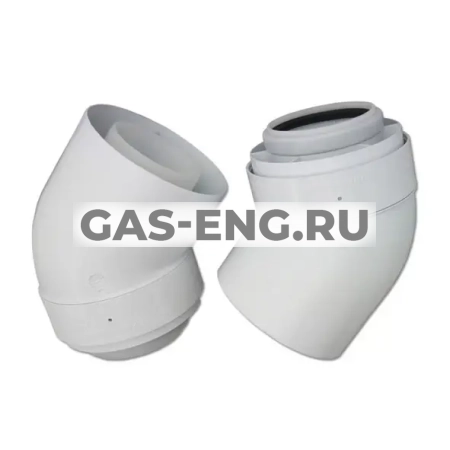 Колено LAS 45° для конденсационных котлов, Viessmann купить в интернет-магазине промышленного оборудования в Санкт-Петербурге