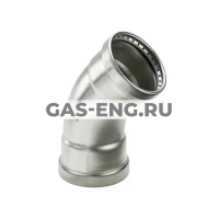 Отвод 45° Sanpress Inox XL с SC-Contur, модель 2326XL, Viega купить в интернет-магазине промышленного оборудования в Санкт-Петербурге Отвод 45° Sanpress Inox XL с SC-Contur, модель 2326XL, Viega купить в интернет-магазине промышленного оборудования в Санкт-Петербурге