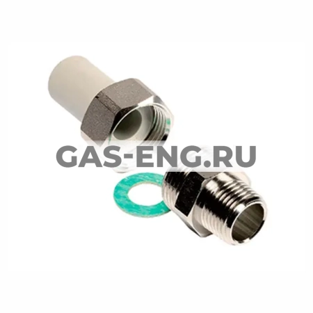 Разборное соединение PPR, с наружней резьбой, Wavin Ekoplastik купить в интернет-магазине промышленного оборудования в Санкт-Петербурге