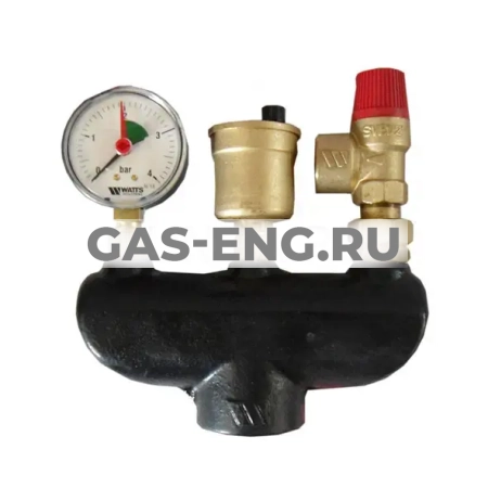 Группа безопасности котла KSG 30, чугунная консоль, Watts купить в интернет-магазине промышленного оборудования в Санкт-Петербурге