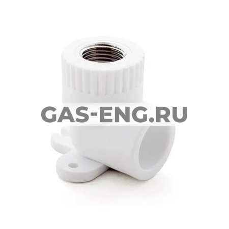 Угольник PPR 90° комбинированный с креплением ВР, RTP (РосТурПласт) купить в интернет-магазине промышленного оборудования в Санкт-Петербурге