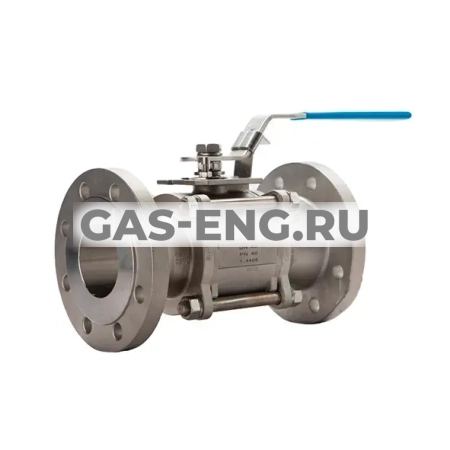 Шаровой стальной кран ф/ф полнопроходной, с рукояткой и ISO-фланцем под привод, Ду 15-100 Ру 40, BV17 купить в интернет-магазине промышленного оборудования в Санкт-Петербурге