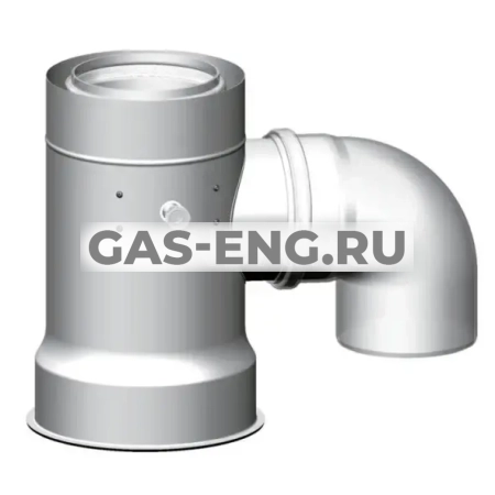 Адаптер для подключения воздуховодов 2 x DN160 к дымоходу DN160/225, для MGK, Wolf купить в интернет-магазине промышленного оборудования в Санкт-Петербурге