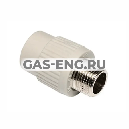 Муфта PPR/PP-RCT комбинированная, с наружной резьбой, Wavin Ekoplastik купить в интернет-магазине промышленного оборудования в Санкт-Петербурге