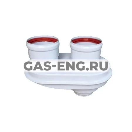 Адаптер DN80/80 для подключения к котлу CGG/FGG 60/100, цвет белый,  Wolf купить в интернет-магазине промышленного оборудования в Санкт-Петербурге