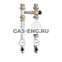 Насосная группа из нержавеющей стали NGSS-25CTS с термостатическим смесителем ESBE VTA372, без насоса, Gidruss купить в интернет-магазине промышленного оборудования в Санкт-Петербурге