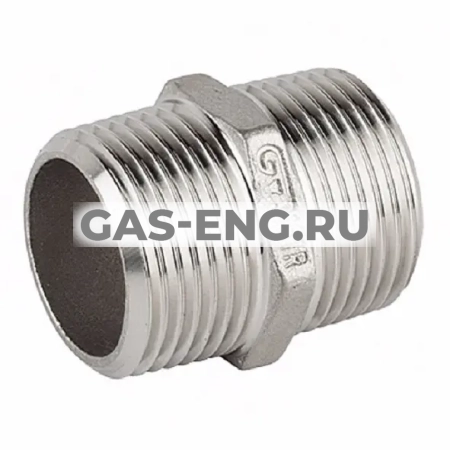 Ниппель равнопроходной, НР, тип 0280, Genebre купить в интернет-магазине промышленного оборудования в Санкт-Петербурге