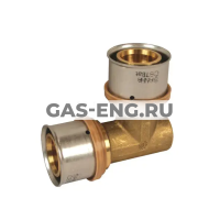 Угольник-пресс 90° латунный, Sanha купить в интернет-магазине промышленного оборудования в Санкт-Петербурге