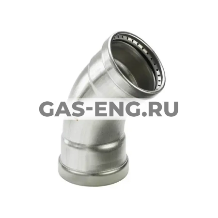 Отвод 45° Sanpress Inox XL с SC-Contur, модель 2326XL, Viega купить в интернет-магазине промышленного оборудования в Санкт-Петербурге Отвод 45° Sanpress Inox XL с SC-Contur, модель 2326XL, Viega купить в интернет-магазине промышленного оборудования в Санкт-Петербурге