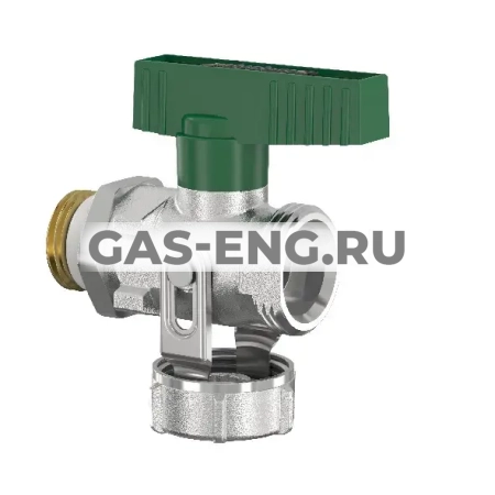 Кран шаровой латунный Simplex KFE Exclusive для слива и заполнения, прямой, без штуцера, Flamco купить в интернет-магазине промышленного оборудования в Санкт-Петербурге