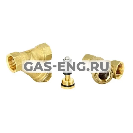 Фильтр косой ВР, латунь, Uni-Fitt купить в интернет-магазине промышленного оборудования в Санкт-Петербурге