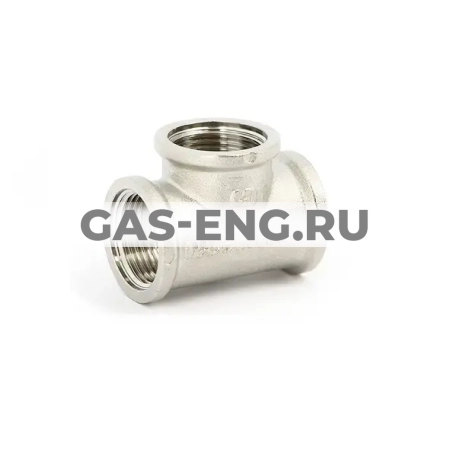 Тройник ВР никелированный, Uni-Fitt купить в интернет-магазине промышленного оборудования в Санкт-Петербурге