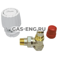 Комплект терморегулятора RA-N/RA 2994/RTR-N/RTR 7090, угловой, Danfoss купить в интернет-магазине промышленного оборудования в Санкт-Петербурге