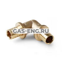 Угольник латунный аксиальный, Pro Aqua купить в интернет-магазине промышленного оборудования в Санкт-Петербурге