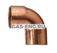 Угольник 90° двухраструбный под пайку 3/4", тип 9607 купить в интернет-магазине промышленного оборудования в Санкт-Петербурге Угольник 90° двухраструбный под пайку 3/4", тип 9607 купить в интернет-магазине промышленного оборудования в Санкт-Петербурге