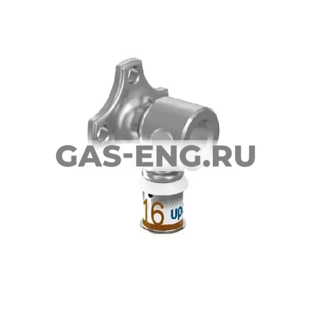 Водорозетка-пресс с фланцем S-Press (Plus), латунная, Uponor MLC купить в интернет-магазине промышленного оборудования в Санкт-Петербурге