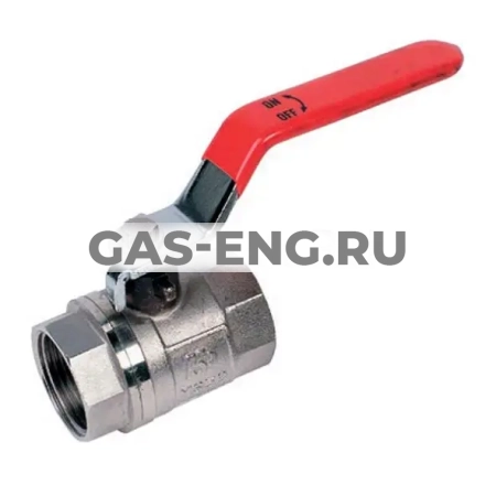 Шаровой латунный кран ВР-ВР полнопроходной с рукояткой Ду 15-50 Ру 30, Tecofi купить в интернет-магазине промышленного оборудования в Санкт-Петербурге