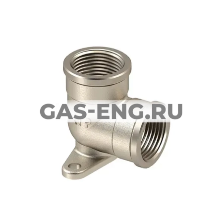 Угольник 90° ВР с креплением никелированный, RTP (РосТурПласт) купить в интернет-магазине промышленного оборудования в Санкт-Петербурге