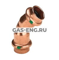 Угол пресс 45° медь Profipress с SC-Contur, модель 2426, Viega купить в интернет-магазине промышленного оборудования в Санкт-Петербурге