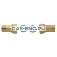 Комплект из двух резьбовых присоединительных патрубков с прокладкой, Danfoss купить в интернет-магазине промышленного оборудования в Санкт-Петербурге Комплект из двух резьбовых присоединительных патрубков с прокладкой, Danfoss купить в интернет-магазине промышленного оборудования в Санкт-Петербурге