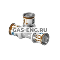 Тройник-пресс S-Press Plus PPSU равнопроходной, серый, Uponor MLC купить в интернет-магазине промышленного оборудования в Санкт-Петербурге