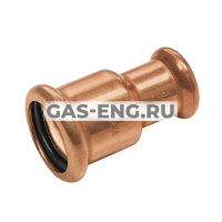 Муфта-пресс переходная двухраструбная медь, тип 6240, Sanha купить в интернет-магазине промышленного оборудования в Санкт-Петербурге