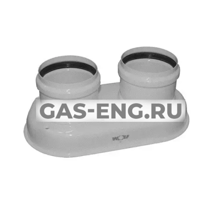 Адаптер DN80/80 для подключения к котлу CGG/FGG 60/100, цвет белый,  Wolf купить в интернет-магазине промышленного оборудования в Санкт-Петербурге