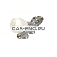 Узел нижнего подключения для двухтрубной системы R440N, прямой, микрометрический, Giacomini купить в интернет-магазине промышленного оборудования в Санкт-Петербурге