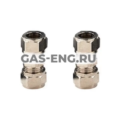 Набор из 2х компрессионных фитингов O 15 мм для Duo-Tube, Baxi купить в интернет-магазине промышленного оборудования в Санкт-Петербурге