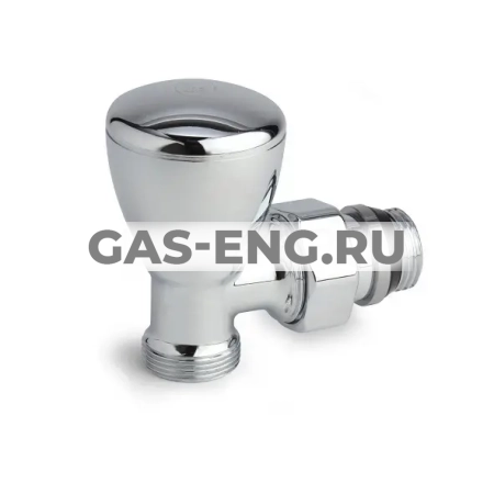Ручной клапан для полотенцесушителя T25C, угловой, Giacomini купить в интернет-магазине промышленного оборудования в Санкт-Петербурге
