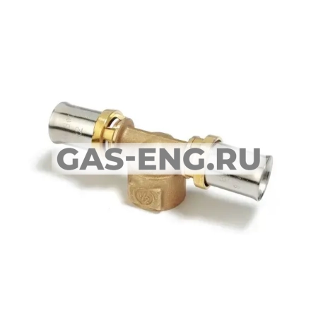 Тройник-пресс с внутренней резьбой, латунь, Giacomini RM154 купить в интернет-магазине промышленного оборудования в Санкт-Петербурге