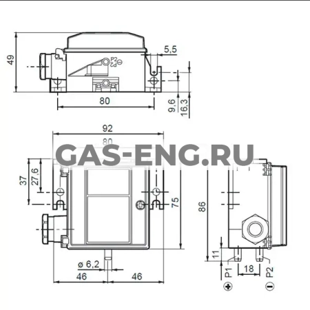 Датчик перепада давления для газа канальный QBM3020, Siemens купить в интернет-магазине промышленного оборудования в Санкт-Петербурге Датчик перепада давления для газа канальный QBM3020, Siemens купить в интернет-магазине промышленного оборудования в Санкт-Петербурге