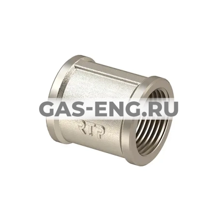 Муфта соединительная никелированная, RTP (РосТурПласт) купить в интернет-магазине промышленного оборудования в Санкт-Петербурге