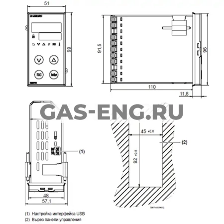 Универсальный контроллер температуры/давления котла RWF55..., Siemens купить в интернет-магазине промышленного оборудования в Санкт-Петербурге