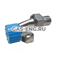 Термостатический клапан R415Н, угловой осевой, Giacomini купить в интернет-магазине промышленного оборудования в Санкт-Петербурге