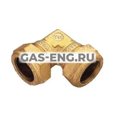 Угольник компрессионный латунный купить в интернет-магазине промышленного оборудования в Санкт-Петербурге