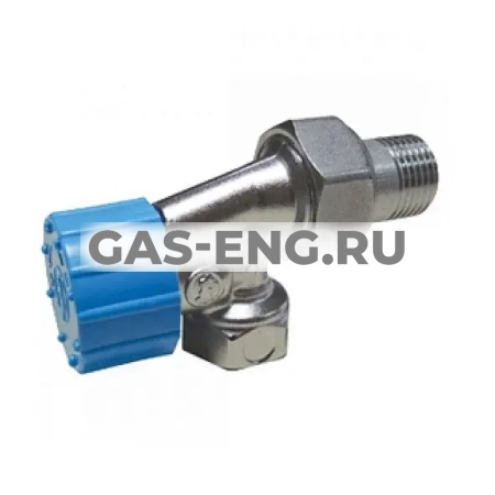 Термостатический клапан R415Н, угловой осевой, Giacomini купить в интернет-магазине промышленного оборудования в Санкт-Петербурге