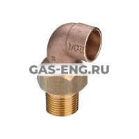 Переходной элемент 90° пайка-наружная резьба, модель 94098G, Viega купить в интернет-магазине промышленного оборудования в Санкт-Петербурге Переходной элемент 90° пайка-наружная резьба, модель 94098G, Viega купить в интернет-магазине промышленного оборудования в Санкт-Петербурге