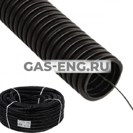 Труба гофрированная ПНД  с зондом, Rexant купить в интернет-магазине промышленного оборудования в Санкт-Петербурге