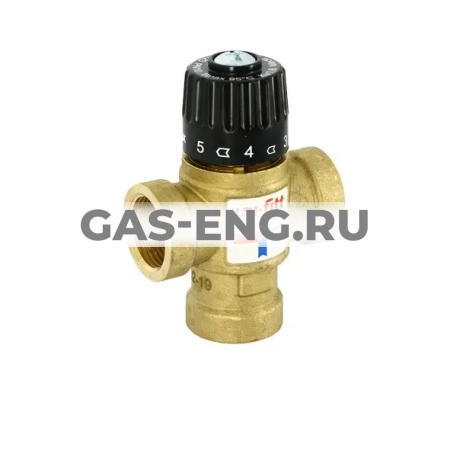 Термостатический трехходовой смесительный клапан, cмешение боковое, Uni-Fitt купить в интернет-магазине промышленного оборудования в Санкт-Петербурге