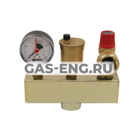 Группа безопасности котла KSG 30, стальная консоль, Watts купить в интернет-магазине промышленного оборудования в Санкт-Петербурге