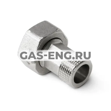 Штуцер с накидной гайкой с ушком для пломбы, НР, Pro Aqua купить в интернет-магазине промышленного оборудования в Санкт-Петербурге