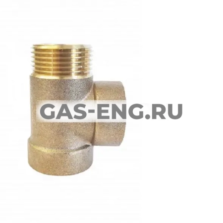 Штуцер 3-х выводной, латунный, R3V,  Джилекс купить в интернет-магазине промышленного оборудования в Санкт-Петербурге