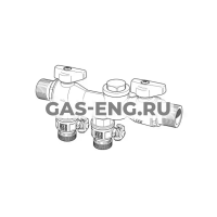 Комплект клапанов для закачки рассола KB G 25/32, NIBE купить в интернет-магазине промышленного оборудования в Санкт-Петербурге