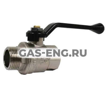 Шаровой латунный кран НР-ВР полнопроходной, с рукояткой, Ду 15-50 Ру 25-64, Bugatti серии 305 Oregon купить в интернет-магазине промышленного оборудования в Санкт-Петербурге