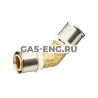 Угольник-пресс 45° alpex латунь, Frankische купить в интернет-магазине промышленного оборудования в Санкт-Петербурге