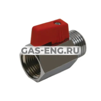 Шаровой латунный кран НР-ВР, ручка-флажок, Ду 8-20 Ру 15, Itap MINI тип 126 купить в интернет-магазине промышленного оборудования в Санкт-Петербурге